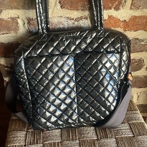 New Mz Wallace Anthracite metro tote